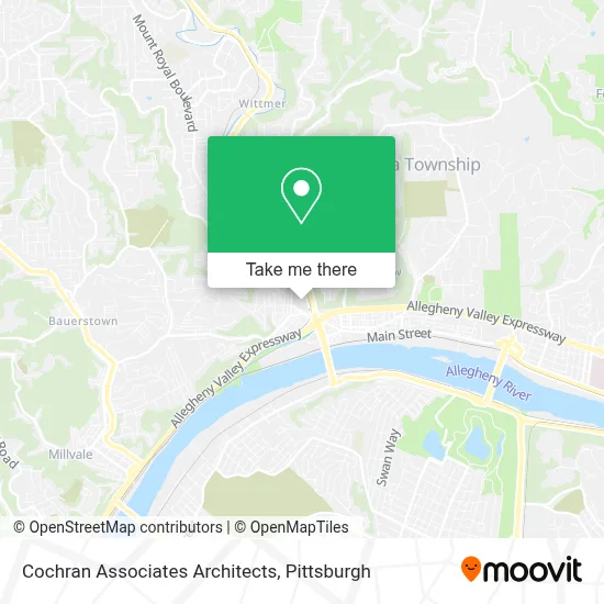 Cochran Associates Architects map