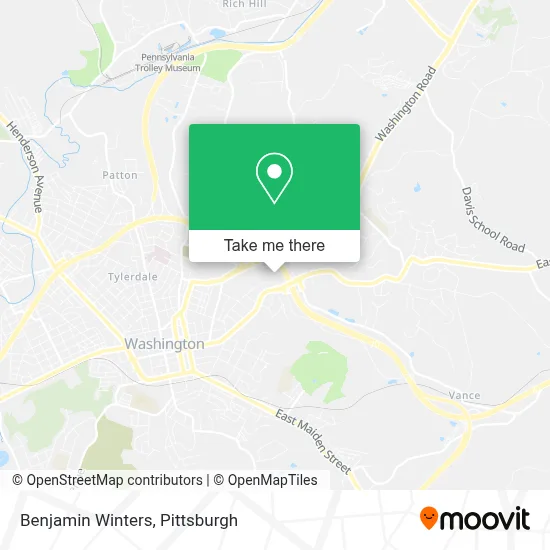 Benjamin Winters map