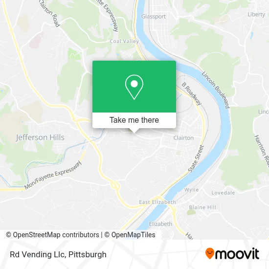 Rd Vending Llc map