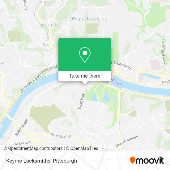 Keyme Locksmiths map