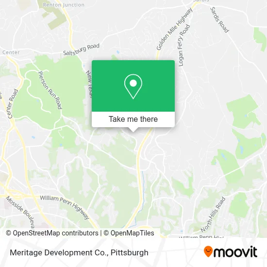 Meritage Development Co. map