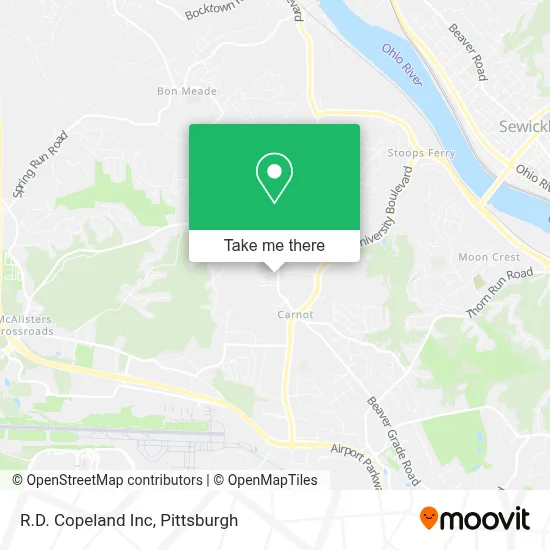 R.D. Copeland Inc map