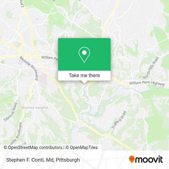 Stephen F. Conti, Md map