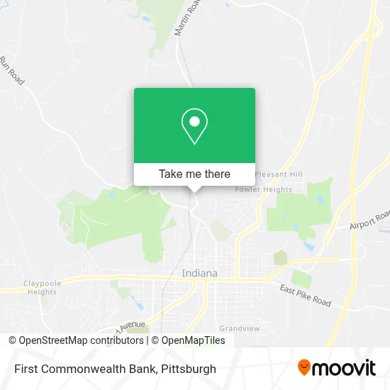 First Commonwealth Bank map