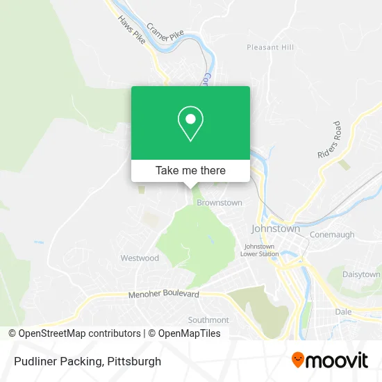 Pudliner Packing map