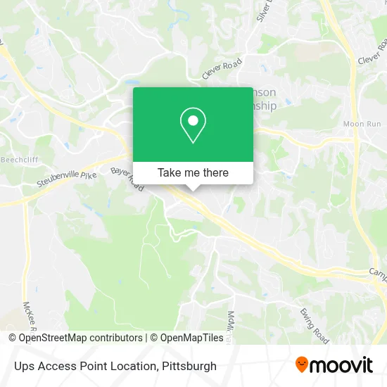 Ups Access Point Location map