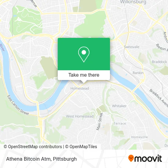 Athena Bitcoin Atm map