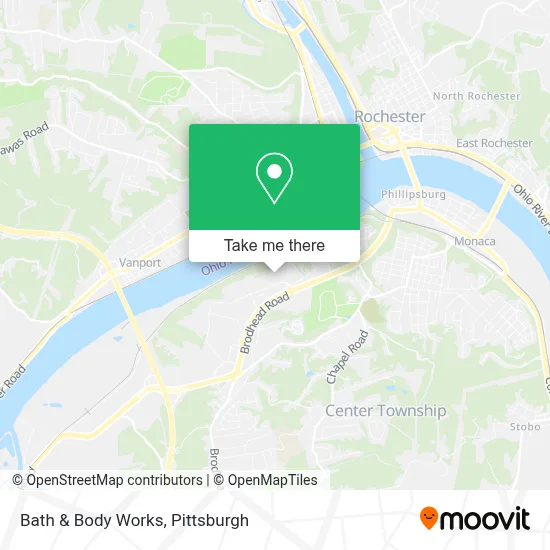 Bath & Body Works map