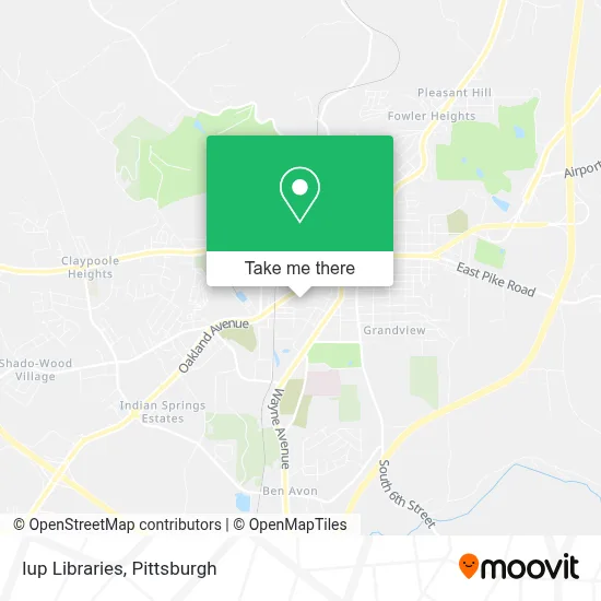 Iup Libraries map
