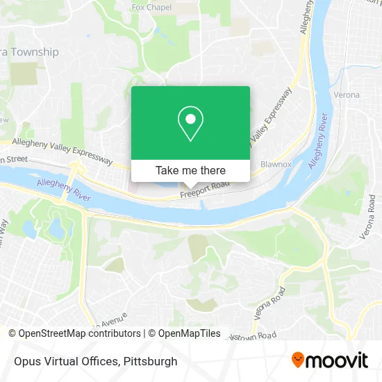 Opus Virtual Offices map