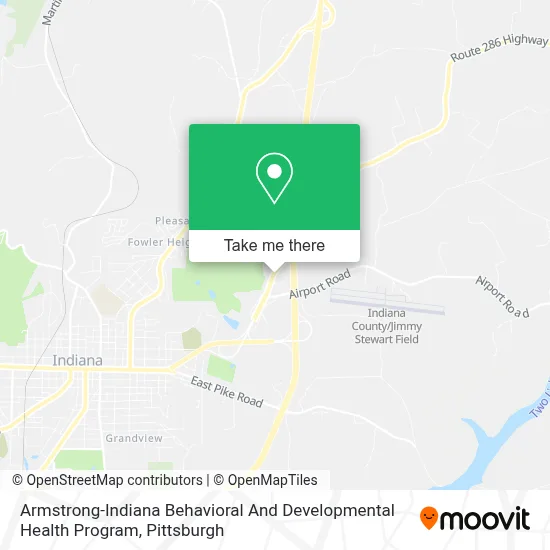 Armstrong-Indiana Behavioral And Developmental Health Program map