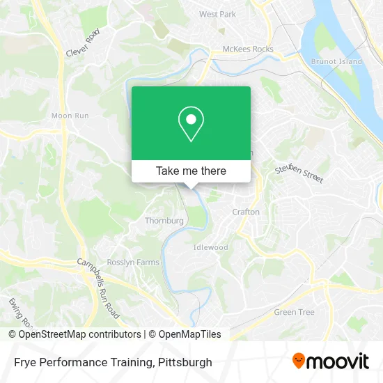 Frye Performance Training map