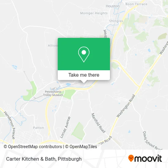 Carter Kitchen & Bath map