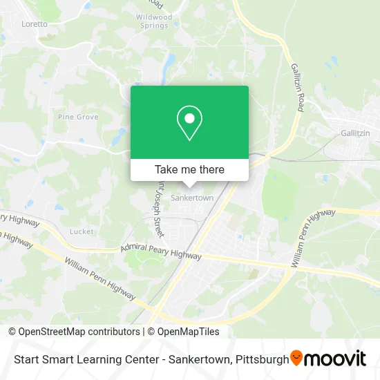 Start Smart Learning Center - Sankertown map