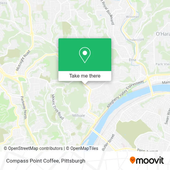 Compass Point Coffee map