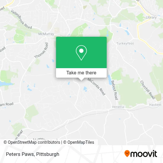 Peters Paws map