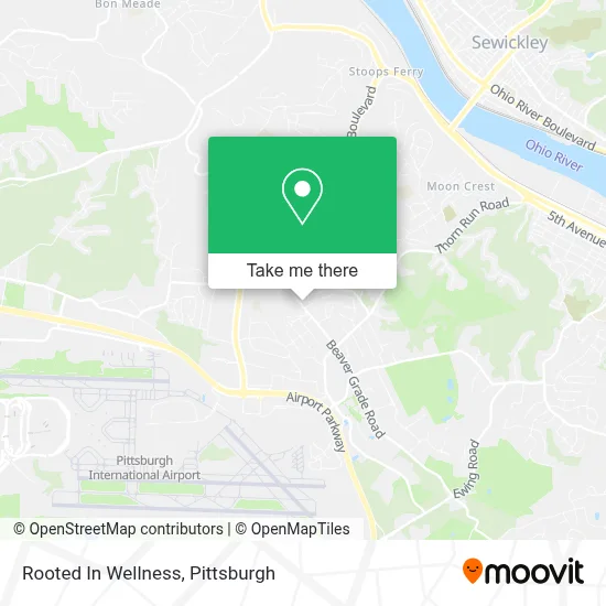 Rooted In Wellness map