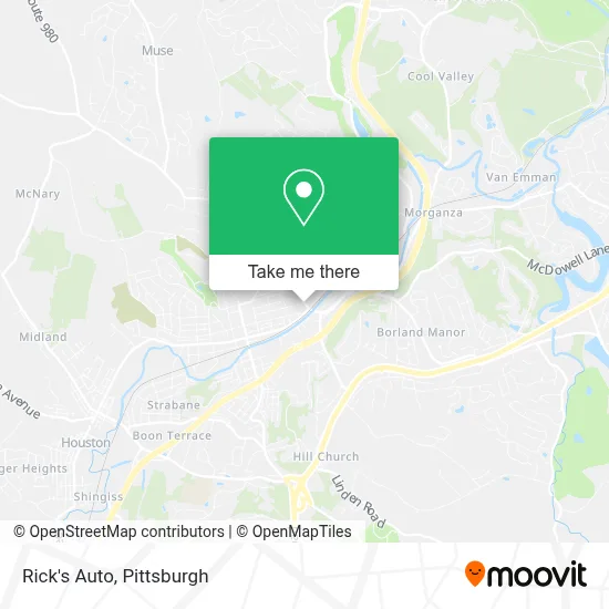 Rick's Auto map