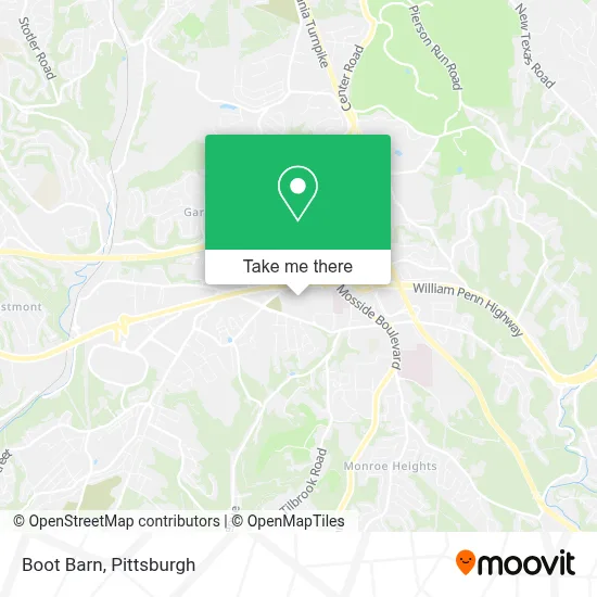 Boot Barn map