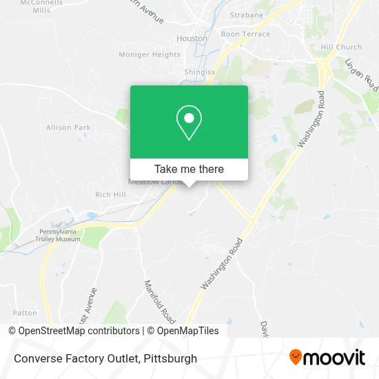 Converse Factory Outlet map