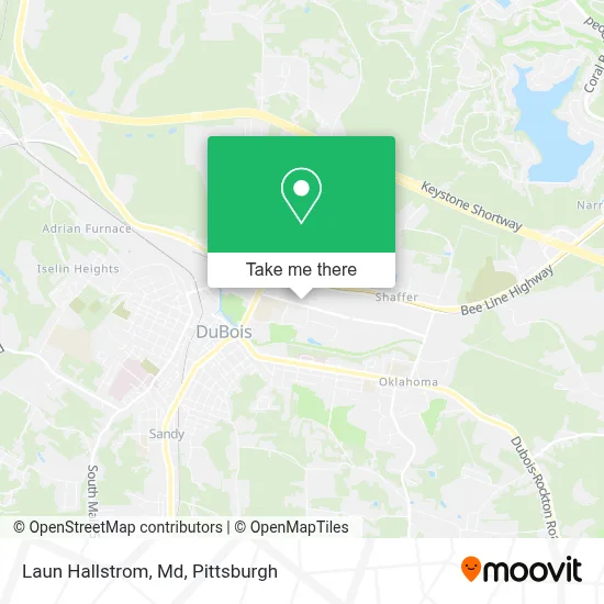 Laun Hallstrom, Md map