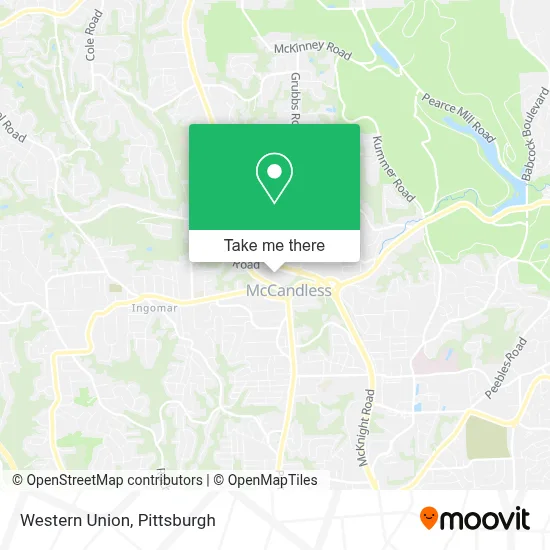 Western Union map