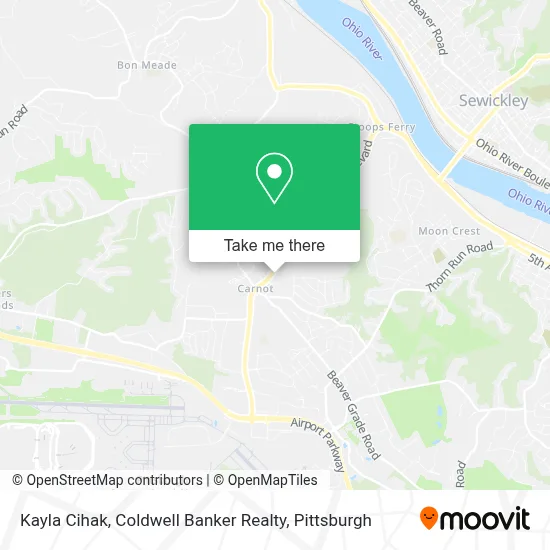 Kayla Cihak, Coldwell Banker Realty map