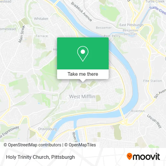 Holy Trinity Church map