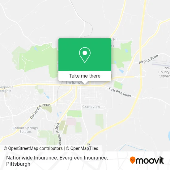 Nationwide Insurance: Evergreen Insurance map