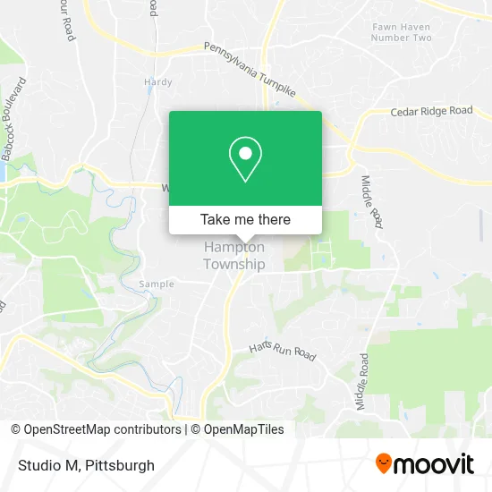 Studio M map