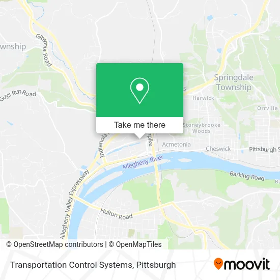 Transportation Control Systems map