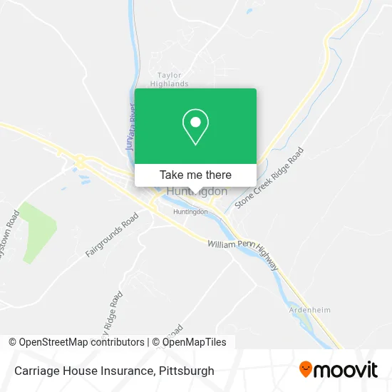 Carriage House Insurance map
