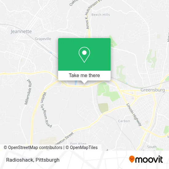 Radioshack map