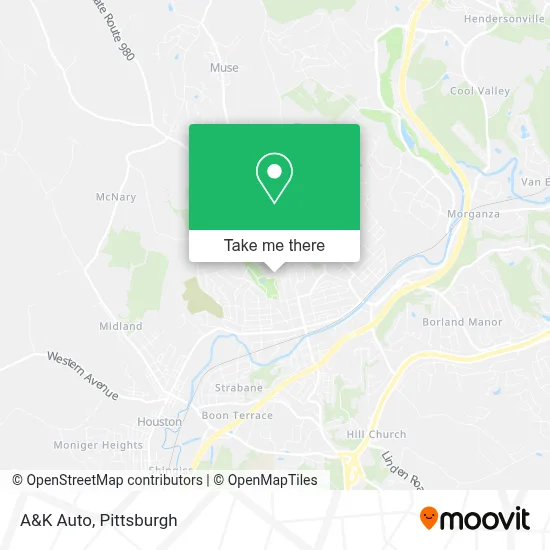 A&K Auto map