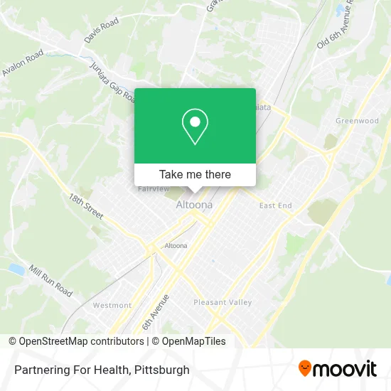 Partnering For Health map