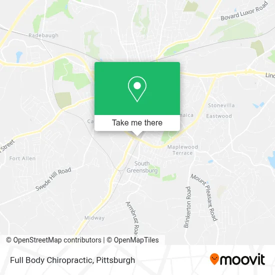 Full Body Chiropractic map