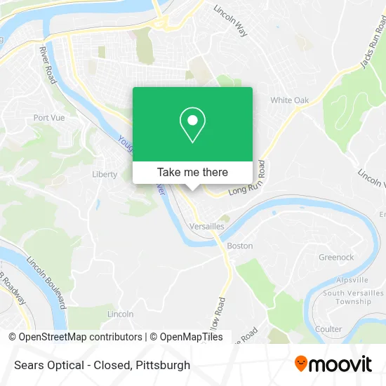 Sears Optical - Closed map