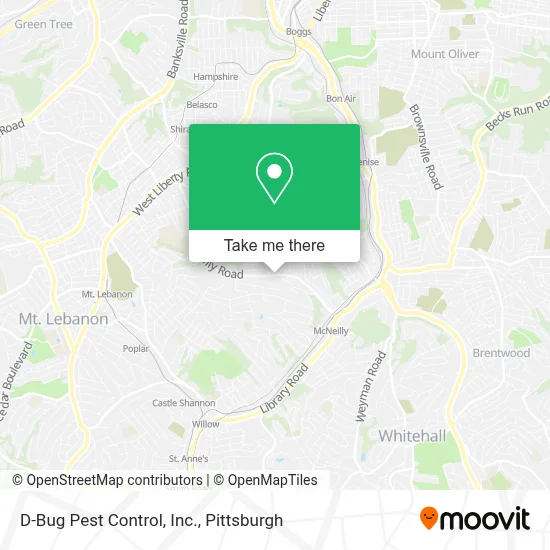 D-Bug Pest Control, Inc. map