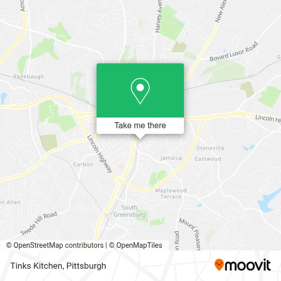 Tinks Kitchen map