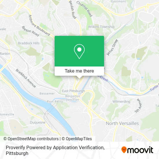 Proverify Powered by Application Verification map