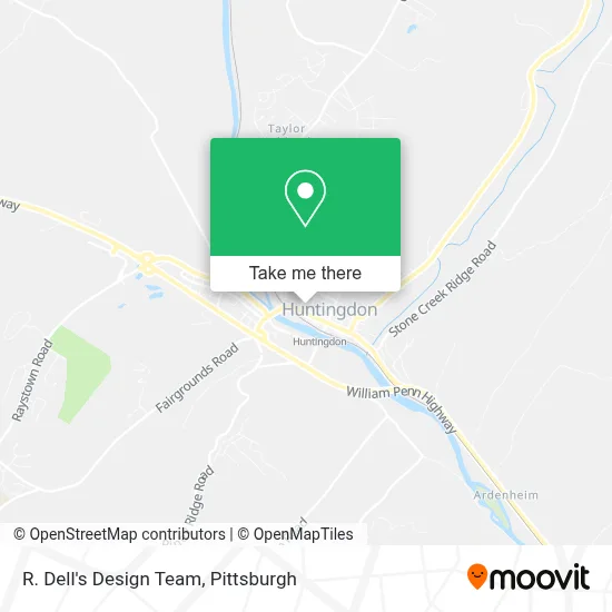 R. Dell's Design Team map