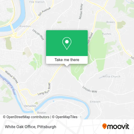 White Oak Office map