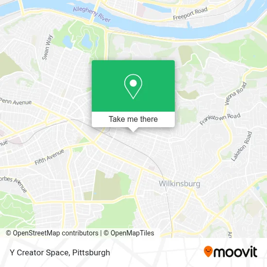 Y Creator Space map