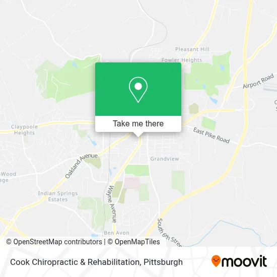 Cook Chiropractic & Rehabilitation map