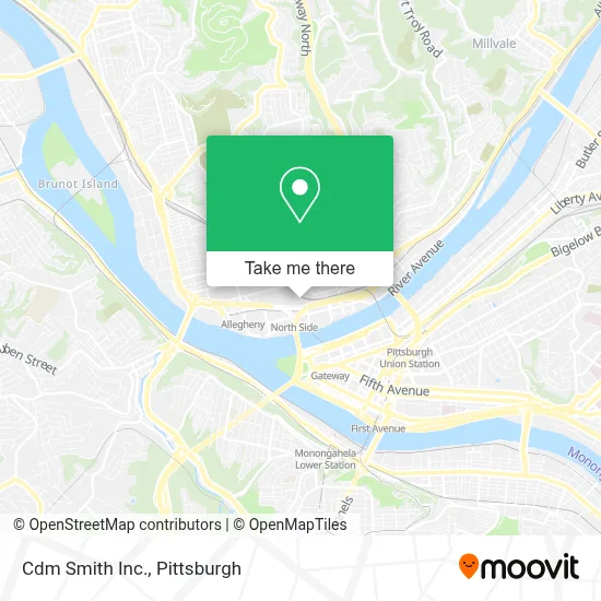 Cdm Smith Inc. map