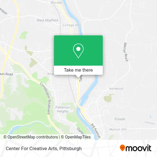 Center For Creative Arts map