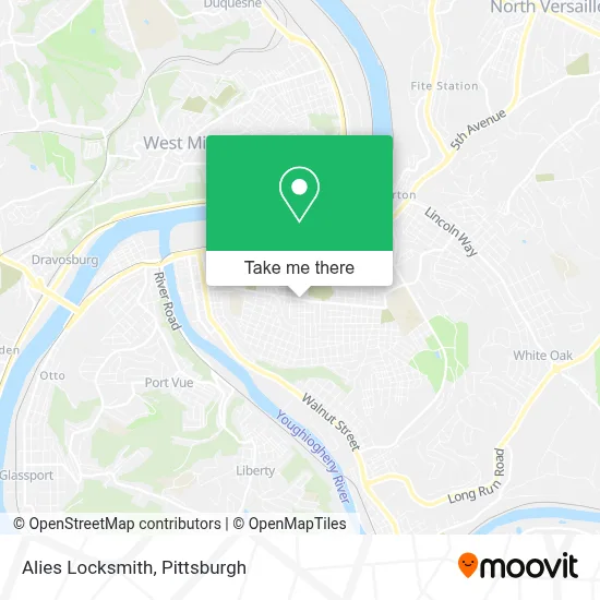 Alies Locksmith map