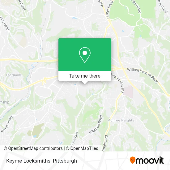 Keyme Locksmiths map