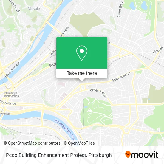 Pcco Building Enhancement Project map