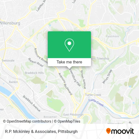 R.P. Mckinley & Associates map